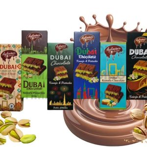 Kunafa Pistachio 100g – Traditional Arabic Sweet (Set of 6 bars)